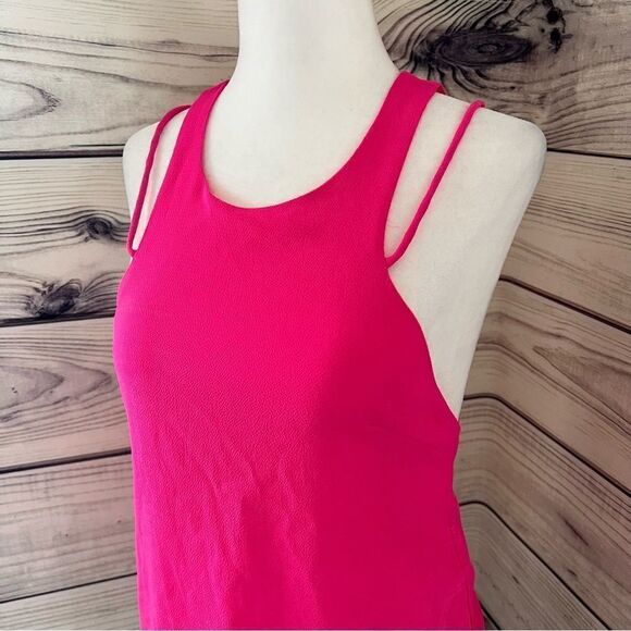 Lulus Hot Pink Strappy Back Tank Top XS - Picture 12 of 12